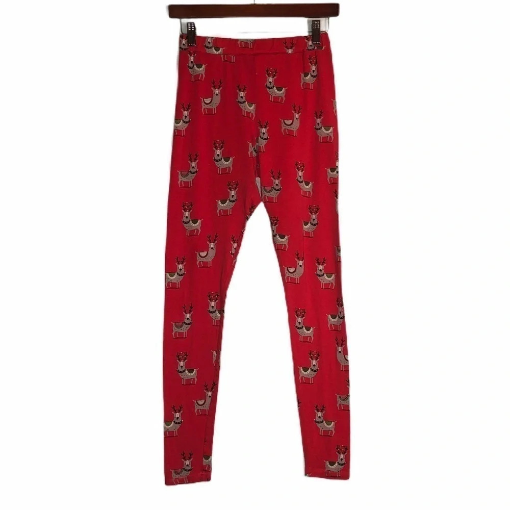 NITE Nite MUNKI MUNKI XS Reindeer PJ Leggings